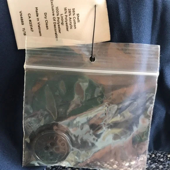 NEW Talbots jacket blazer cotton blend 8 - Picture 8 of 11